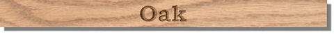 Indoor Oak Sign